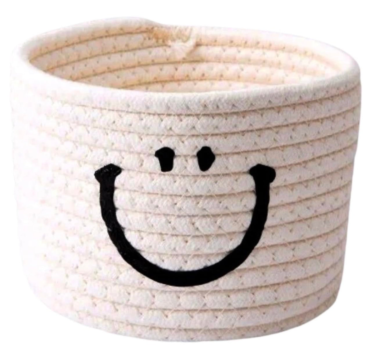 TOO GUDD Cotton Rope Storage Basket, Laundry Organizer for Towels, Blanket, Toys, Clothes, Gifts | Pet Gift for Cat, Dog  (Medi