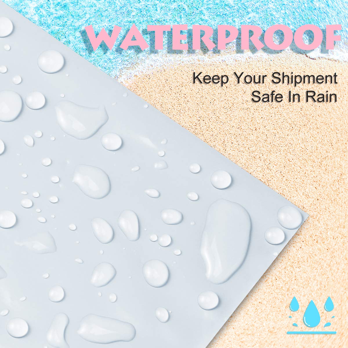 Ucgou Poly Mailers 9X12 Inch White 200 Pack Shipping Bags #3 Strong Mailing Envelopes Boutique Packaging Postal Self Seal Adhesi