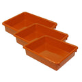 Romanoff Products ROM15109-3 3 in. Orange Stowaway Letter Tray - 3 Each