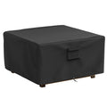 Shinestar Square Fire Pit Cover, Fits For 36-40 Inch Gas Fire Table, Waterproof And Windproof, 40 X 40 X 20 Inches, Black