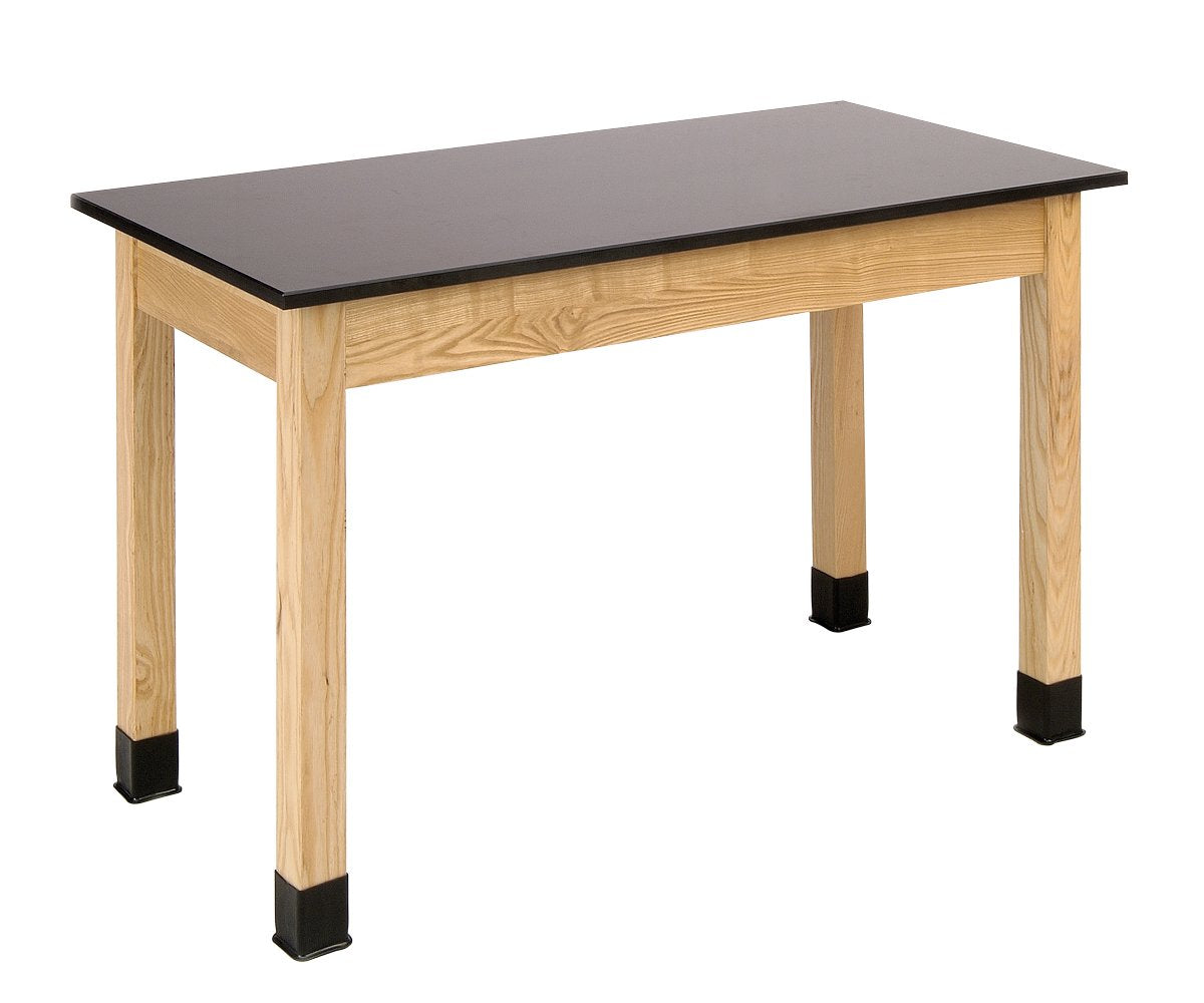 National Public Seating Science Lab Table 36&quot; H - Phenolic Top - Plain Front - 24 x 48