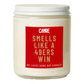 CE Craft - Smells Like A 49ers Win Candle - Football Themed Candle, Gift for Dad, Gift for Son, California Gift, Niners Themed C