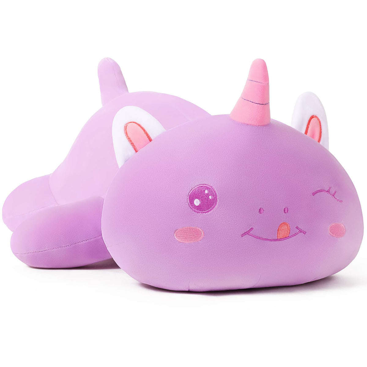 Miaohaha Cute Unicorn Plush Toy - Soft Stuffed Animal Pillow - Kawaii Hugging Toy For Kids And Girls (30Cm/11.8In)