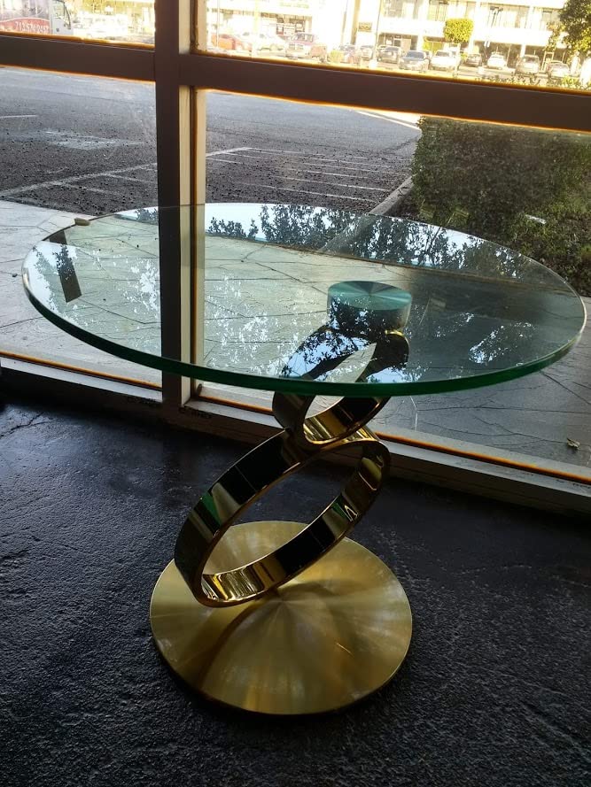 Neos Modern Furniture End Tables, Clear