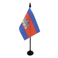 Cambodia Table Flag 4' X 6' - Cambodian Desk Flag 15 X 10 Cm - Black Plastic Stick And Base - Az Flag