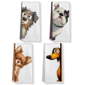4 Pcs Funny Dog Kitchen Towels, Cute Dogs Gifts Hand Towels 14 x 24 Inches