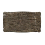 Acme Eustoma Coffee Table in Dark Brown Marble and Walnut