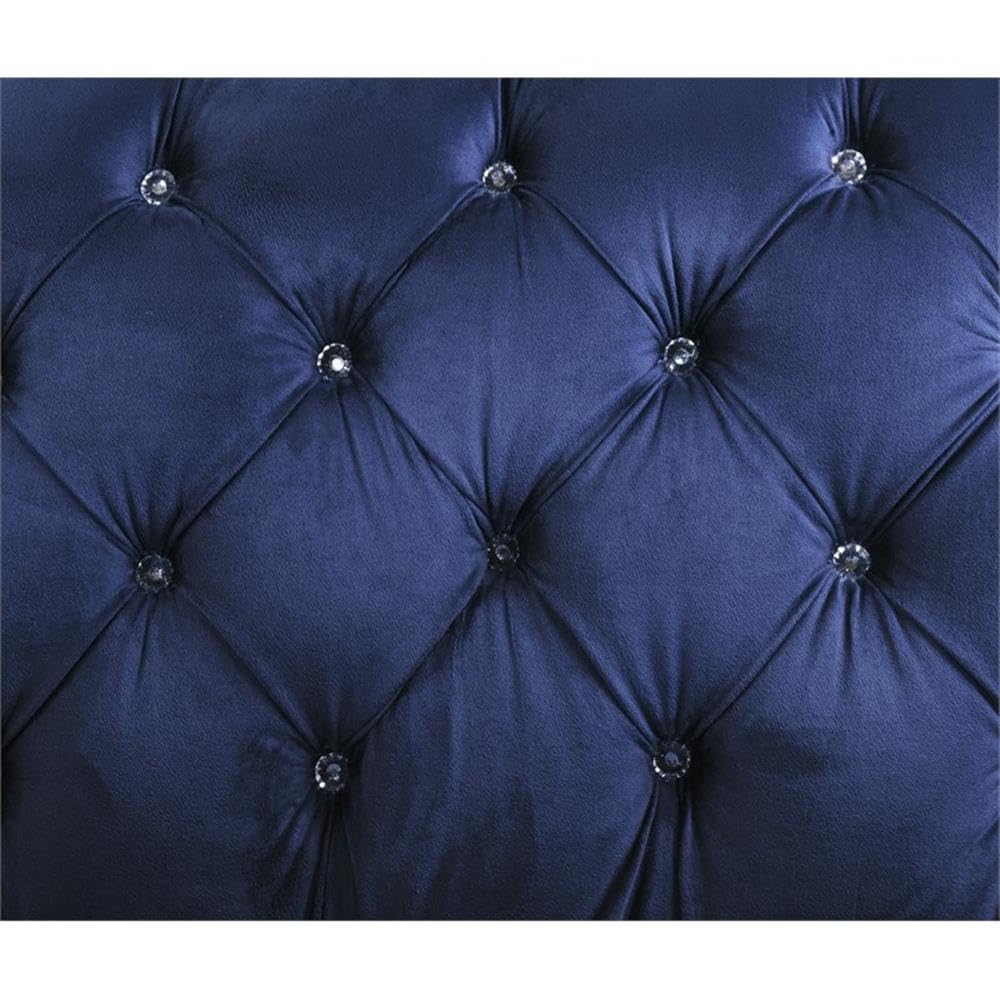 Acme Iberis Sofa in Navy Velvet