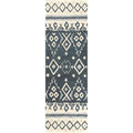 Rizzy Home Alora Decor Lavine 2'6" X 8' Tribal Motif Natural/Gray/Dk Blue/Blue Area Rug