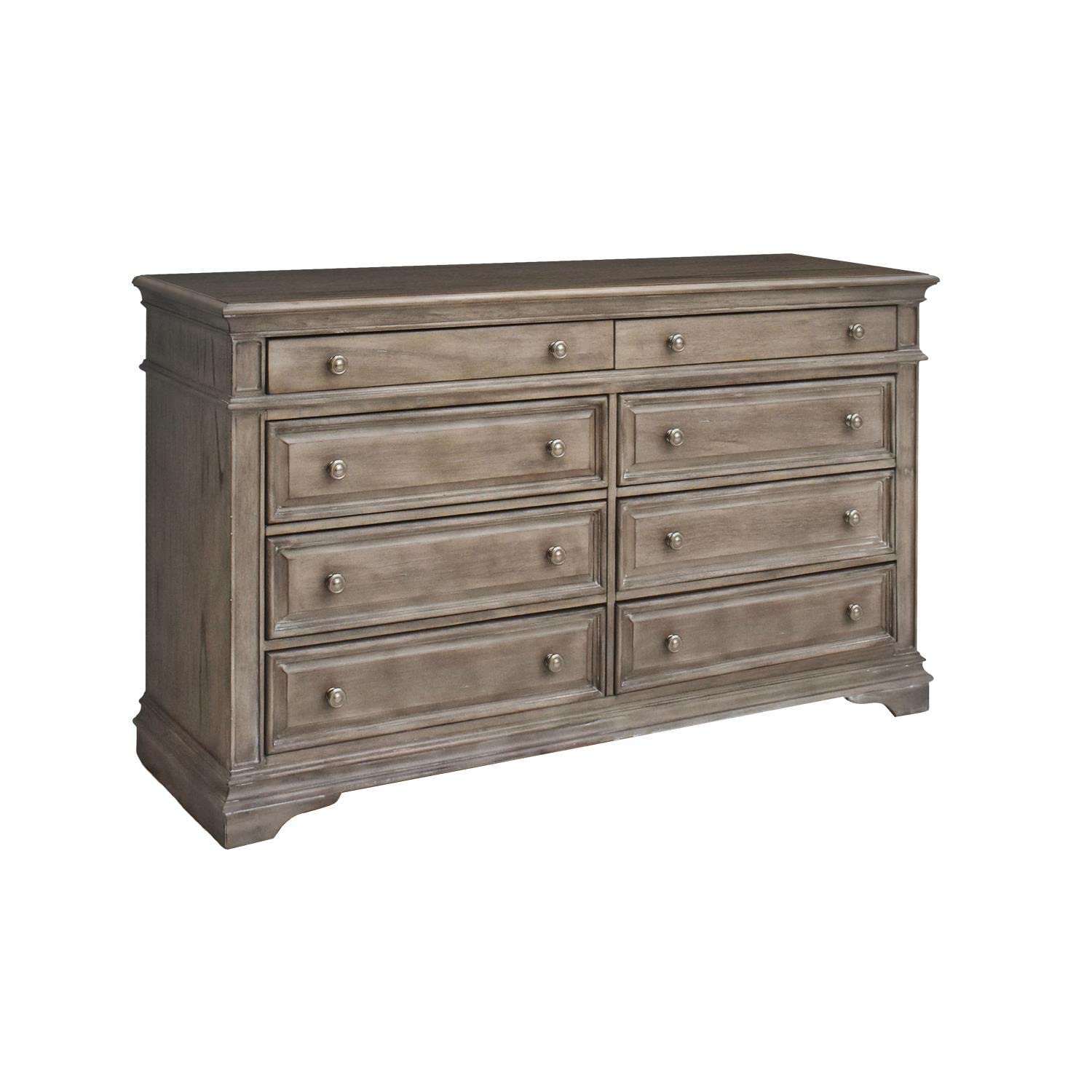 Steve Silver Hp900Drd Highland Park Dresser, Waxed Driftwood, 66'X19'X38'