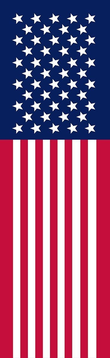 American Flag Two Sided Fabric Door Decoration By Mydor