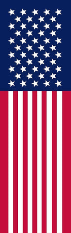 American Flag Two Sided Fabric Door Decoration By Mydor
