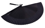 Amajiji 8.27''(21Cm) Hand Held Bamboo Silk Folding Fan Hand Fan,Chinese/Japanese Charming Elegant Vintage Retro Style,Women Lady