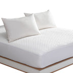 Queen Size Waterproof Mattress Protector Rayon From Bamboo Fitted Mattress Pad Cover With Deep Pocket Up To 18'