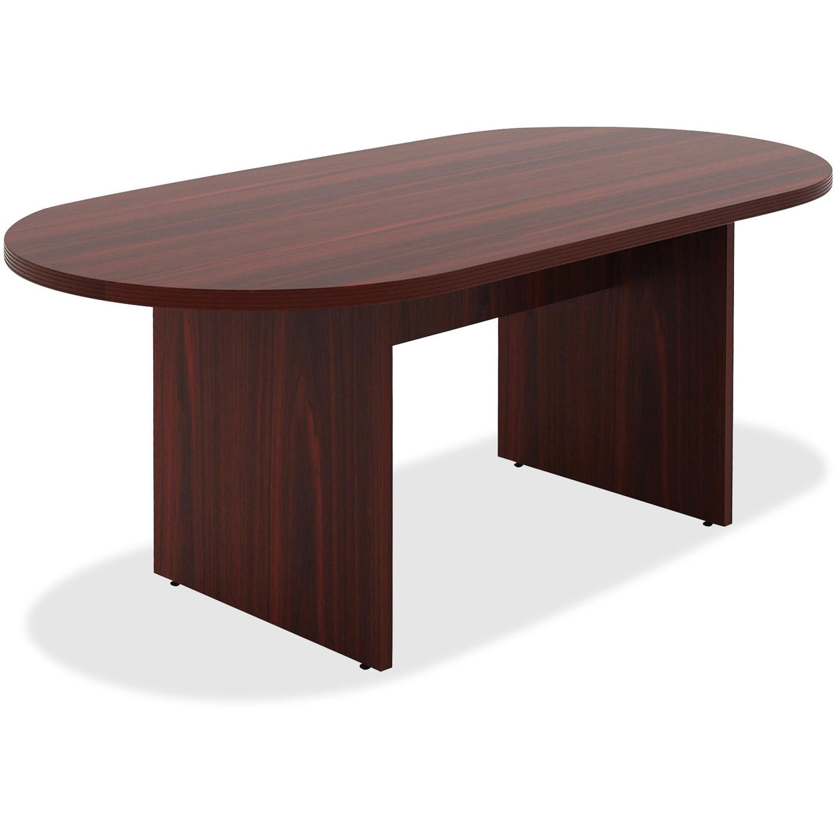 Lorell Llr34336 Chateau Series Mahogany 6 Oval Conference Table