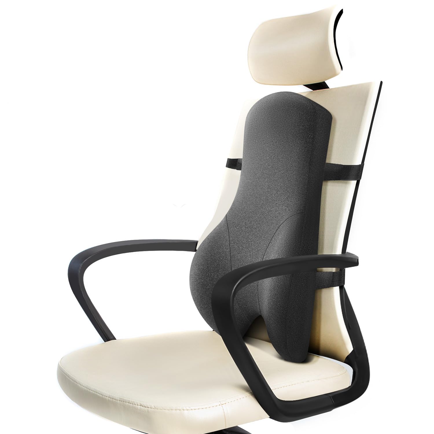 Long Back Support For Office Chair Fully Support Entire Back For Comfort,Back Pain Relief And Posture Improved- Memory Foam Back Pillow Lumbar Support Pillow For Office Chair,Gaming Chair,Recliner