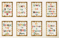 Good Manners 5x7 Wall Cards in Spanish, Nursery Wall Decor, Gender Neutral Kids Art, 5x7 Prints, Childrens Wall Art, Nursery A