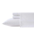 Laura Ashley - Sheet Set, Breathable Cotton Percale Bedding With Matching Pillowcases, Soft Home Decor (Scallop White, Queen)