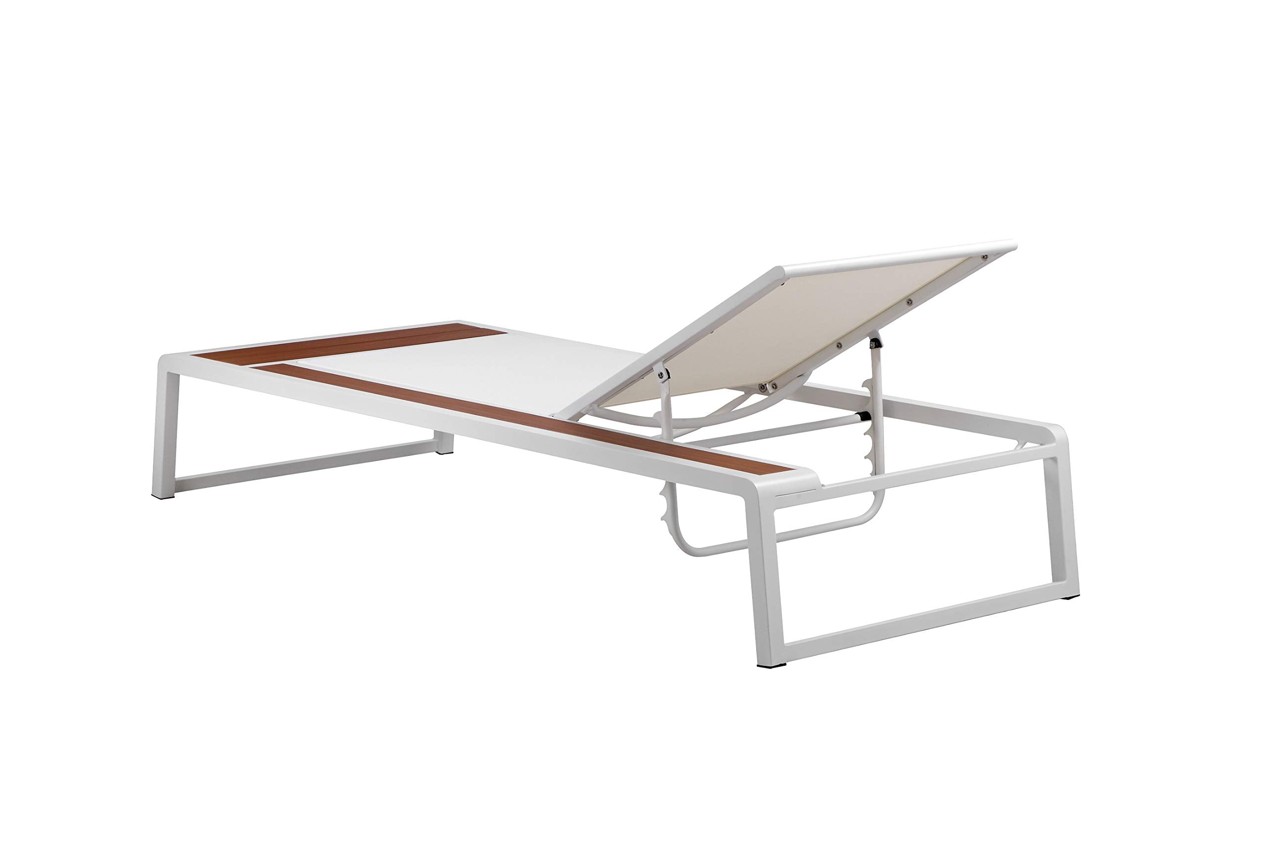 Pangea Home Avra Lounger, White