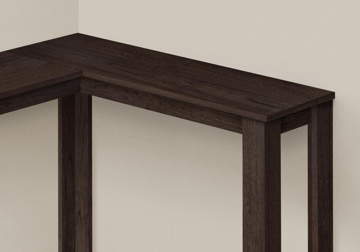 Monarch Specialties 3660 Accent Table, Console, Entryway, Narrow, Corner, Living Room, Bedroom, Laminate, Brown, Contemporary, Modern Table-36 / Espresso, 35.5&Quot; L X 35.5&Quot; W X 32&Quot; H