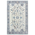 Rizzy Home Alora Decor Spirit 5' X7'6" Medallion Beige/Gray/Gray Hand Tufted Area Rug