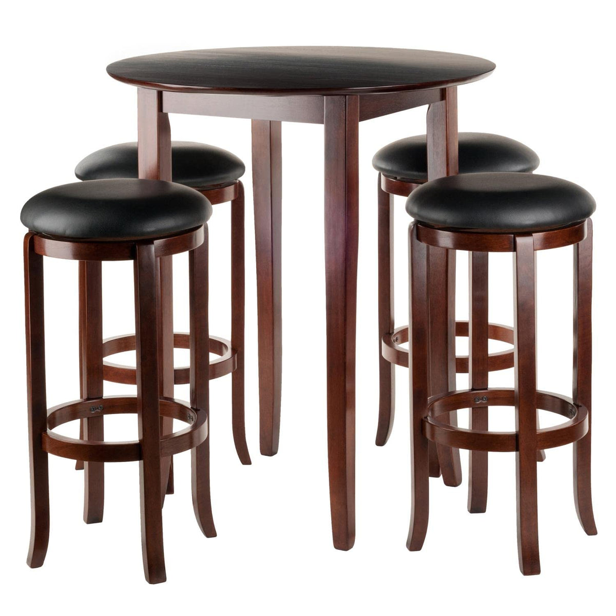 Winsome Fiona, 4 stools, Walnut