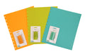 Talia Discbound Notbook - Cover And Disc Set (Set 4 (3Pk), Letter Set) - Celestial Turquoise, Verdant Green, Bbq Mustard