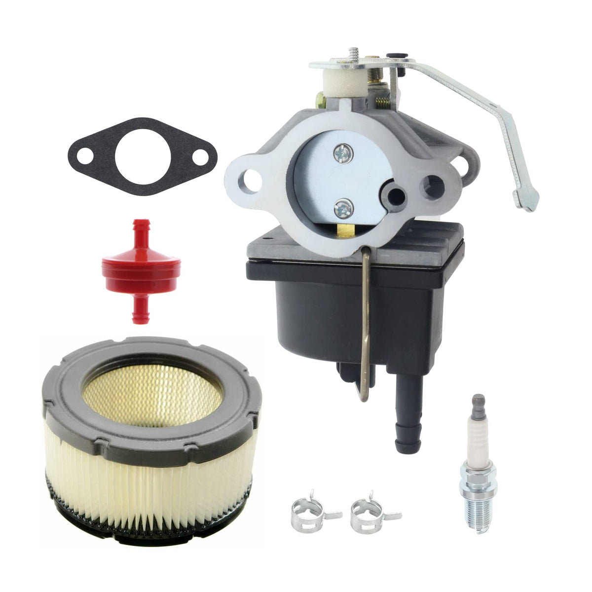 Cnfaner Carburetor 640353 For Tecumseh Oh318Ea Oh318Xa Ohm100 Ohm90 Mowers Generator Engine With 37452 Air Filter
