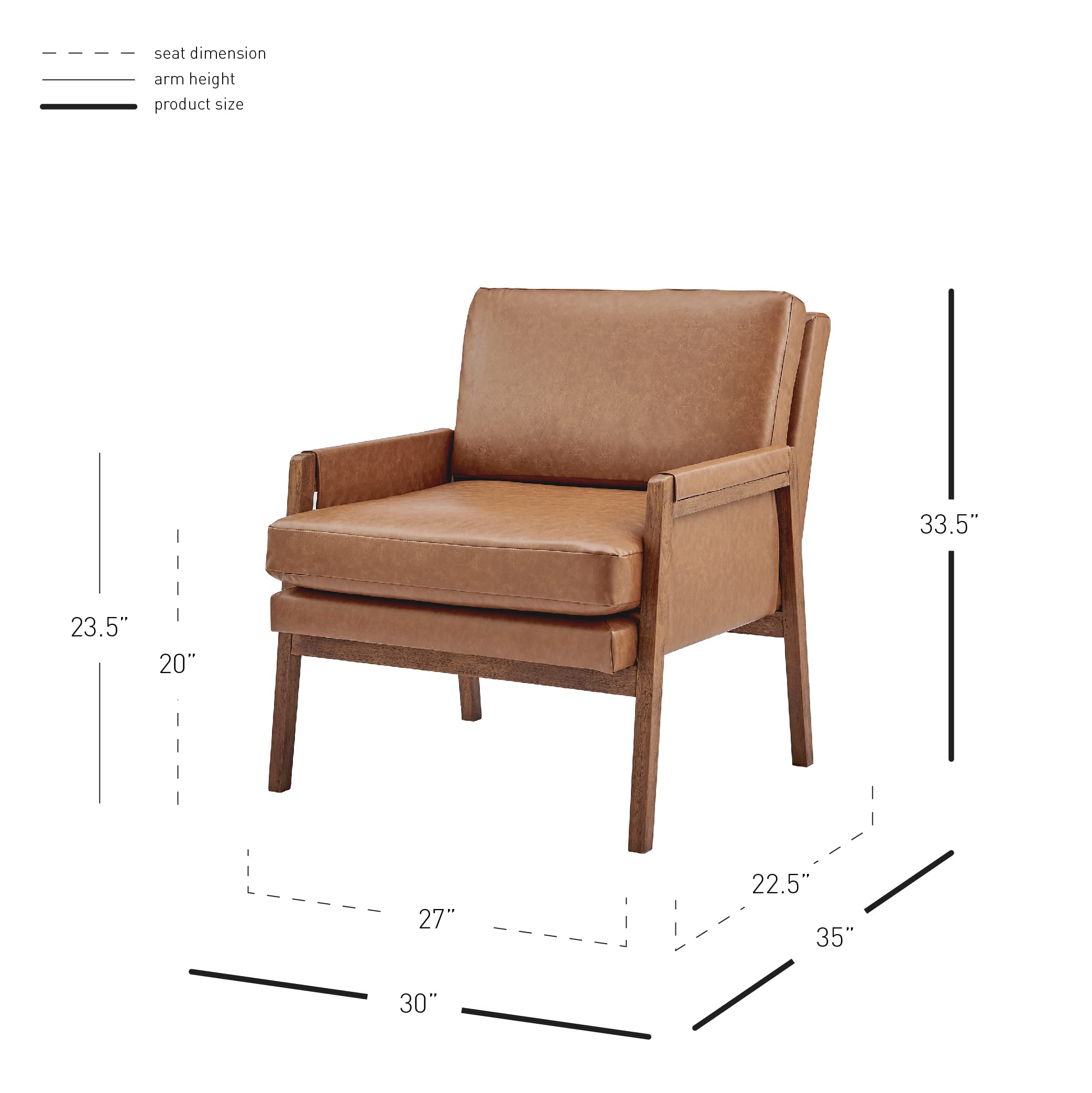 Npd Furniture And More Colton Accent Chair - Thumbnail 2