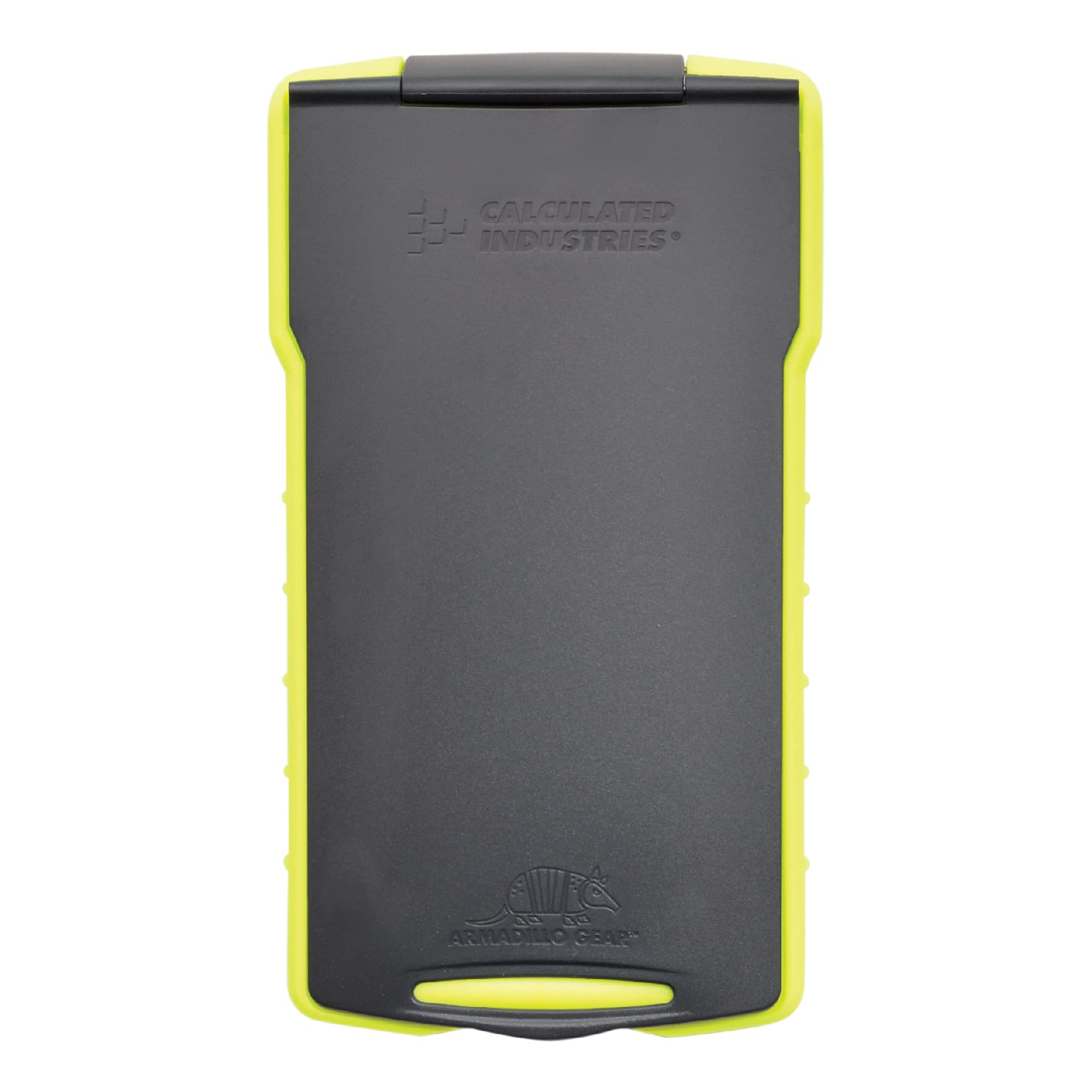 Calculated Industries 5032-5 Armadillo Gear Hard Protective Calculator Case In Lime Green