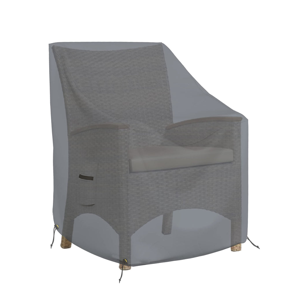 Covers & All Outdoor Chair Cover, 12 Oz Waterproof Uv & Weather Resistant Patio Furniture Sofa Cover For Outdoor Outside Seating Lawn Garden, With Air Vents & Drawstrings (36'L X 37'W X 36'H, Gray)