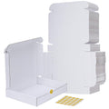 Rlavbl 12X9X2 Shipping Boxes Set Of 25, White Corrugated Cardboard Mailer Box For Packing Small Business
