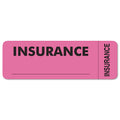 Tabbies 06420 Medical Labels For Insurance, 1 X 3, Fluorescent Pink, 250/Roll