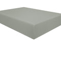 Ntbay 100% Brushed Microfiber Twin Extra-Long Fitted Sheet, 1800 Super Soft And Cozy, Wrinkle, Fade, Stain Resistant Deep Pocket Fitted Bed Sheet Only, Smoke Grey
