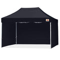 Abccanopy Easy Pop Up Canopy Tent With Sidewalls 8X12 Commercial -Series, Black