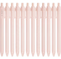 U-Right 12 Pcs Gel Ink Pens Black Ink 0.5 Mm Fine Point Smooth Writing Cute Pens For Office School (Pale Dogwood)