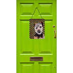 Caroline'S Treasures Sc9663Ds1216 Norfolk Terrier Puppy Candy Corn Halloween Wall Or Door Hanging Prints Aluminum Metal Sign Kit