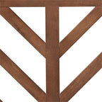 Baxton Studio Belisma Modern and Contemporary Ash Walnut Finished Wood King Size Headboard