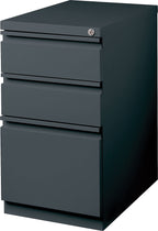 Lorell BBF Mobile Pedestal File, 20-Inch, Gray