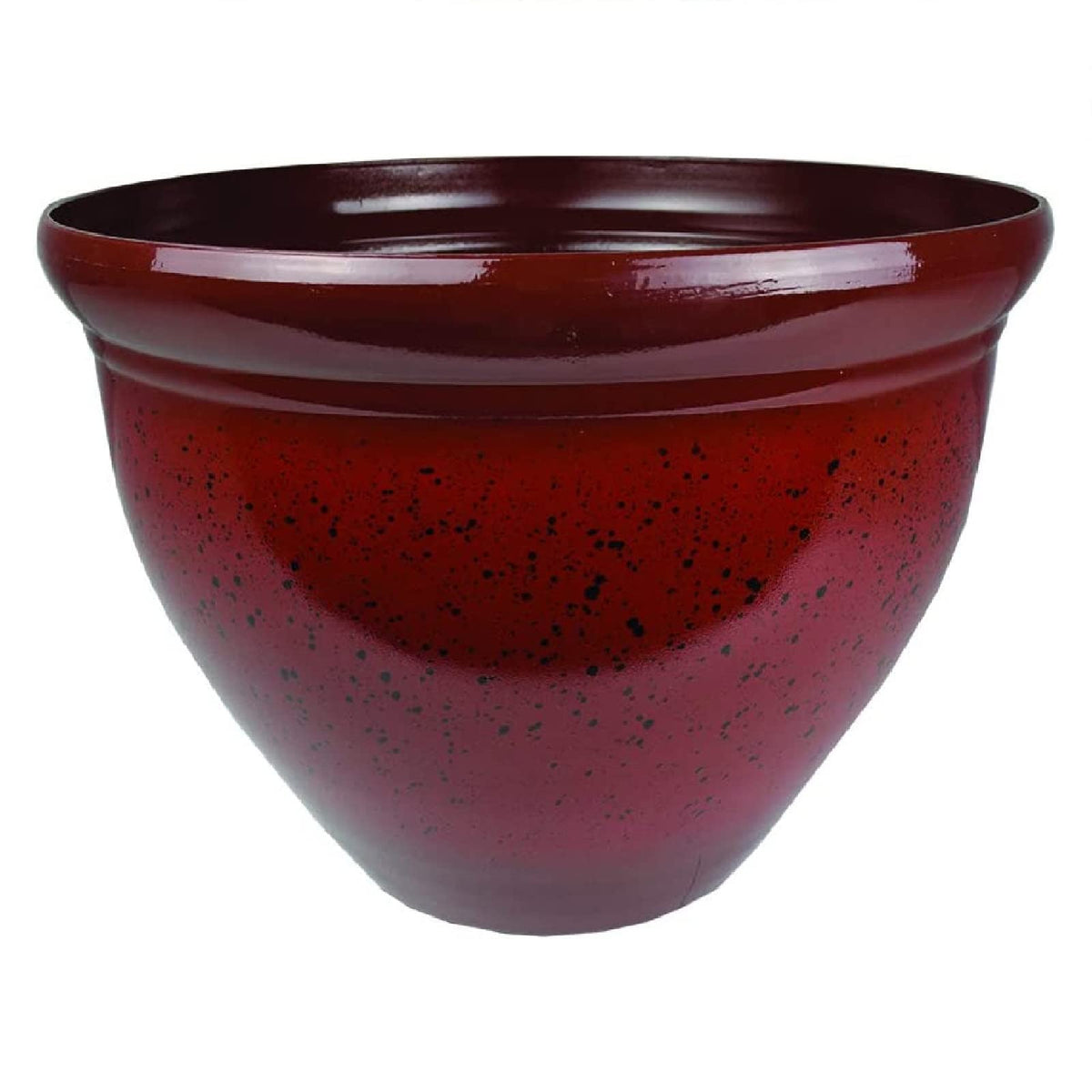 The Hc Companies Pza09000Y35C012Lrbea Pizzazz Planter, 9', Warm Red