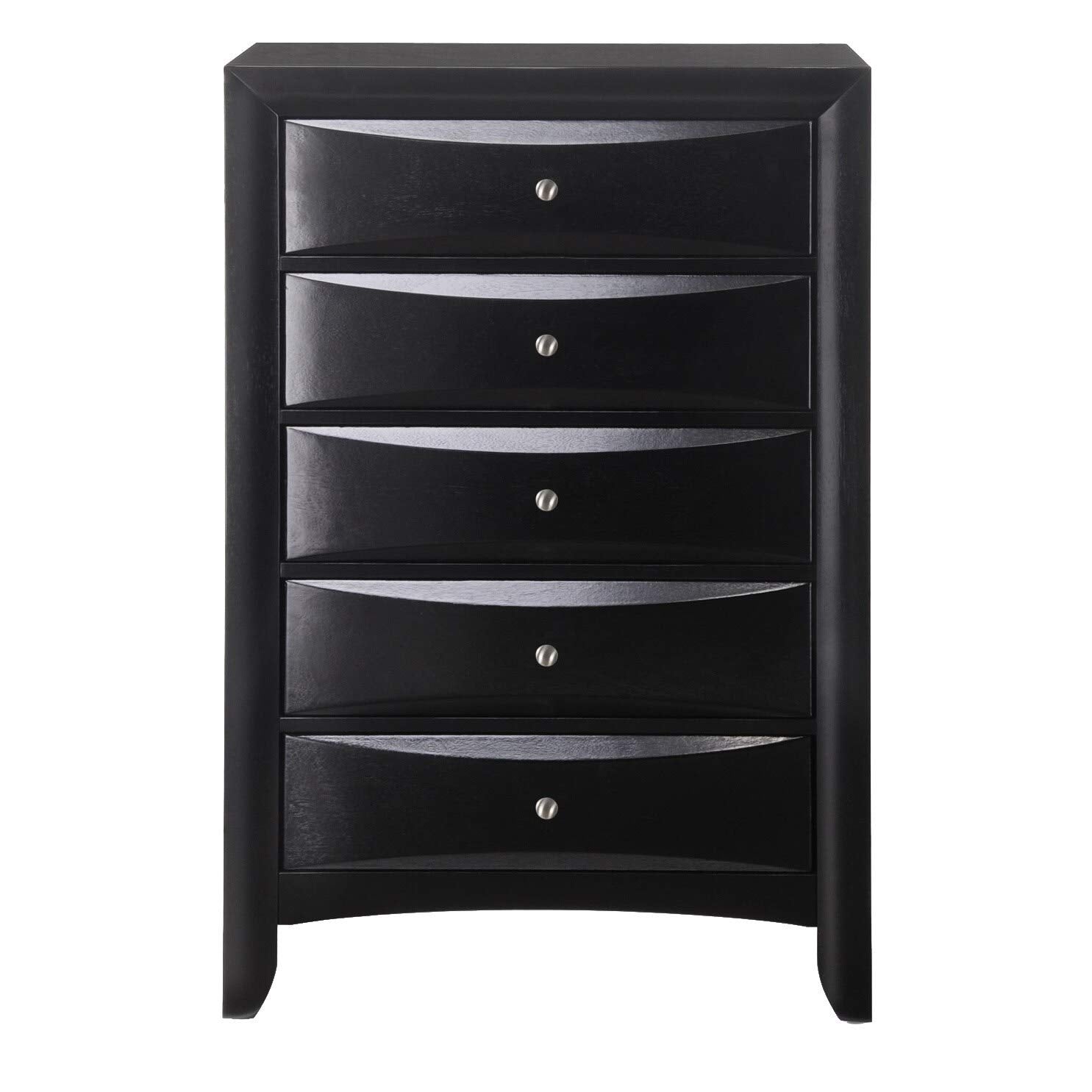 Acme Ireland 5 Drawer Chest in Black