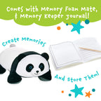 Memory Mates Booski The Panda Memory Foam Pillow Plush,15    Stuffed Animal