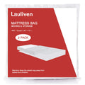 Lauliven 2-Pack Mattress Bag For Moving - Queen/Full Size Mattress Storage Bag - 4 Mil Extra Thick Heavy Duty Mattress Protectio