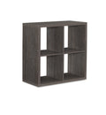 Galli 4 Cubby Storage Cabinet Grey