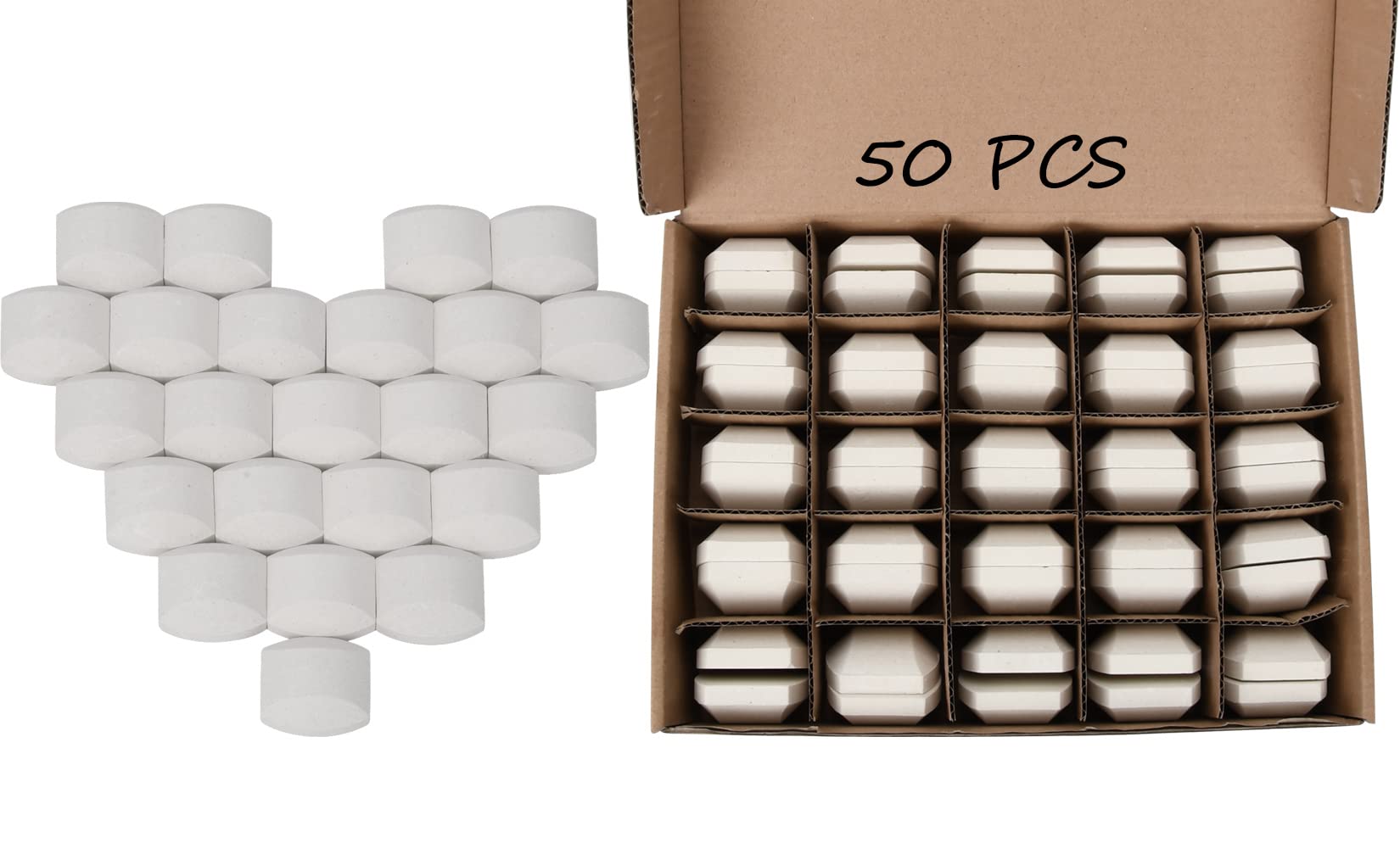 Gassaf Gas Grill Ceramic Briquettes Replacement For 06000Y, Nexgrill, Select Turbo Gas Grill Models (50 Pcs)