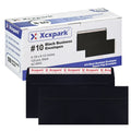 Xxcxpark 120 Pcs #10 Black Self Seal Kraft 4-1/8 X 9-1/2 Inches Security Envelopes, Windowless Invisible Envelopes Super Strong