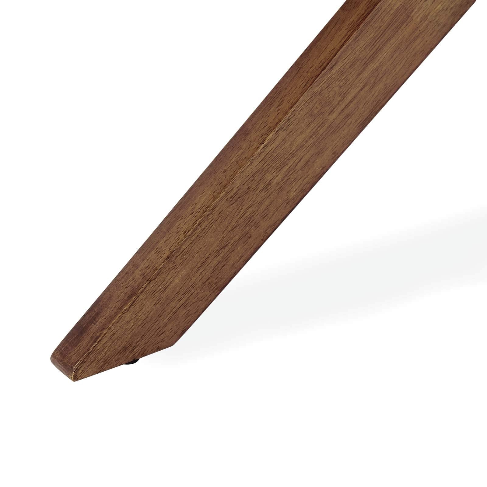 Modway Crossroads 71&quot; Oval Wood Dining Table, Walnut