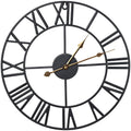 Sorbus Large Wall Clock for Living Room Decor - 16 inch Big Wall Clock Decorative - Battery Operated - Roman Numeral Analog Larg