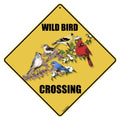 CROSSWALKS Wild Bird Crossing 12 X 12 Aluminum Sign (X21)
