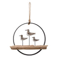 Rustic Wood Seagull Decor Hanging Nautical Wall Decor, Wooden Seagull Nautical Decor Beach Themed Decoration Coastal Decor Wall 